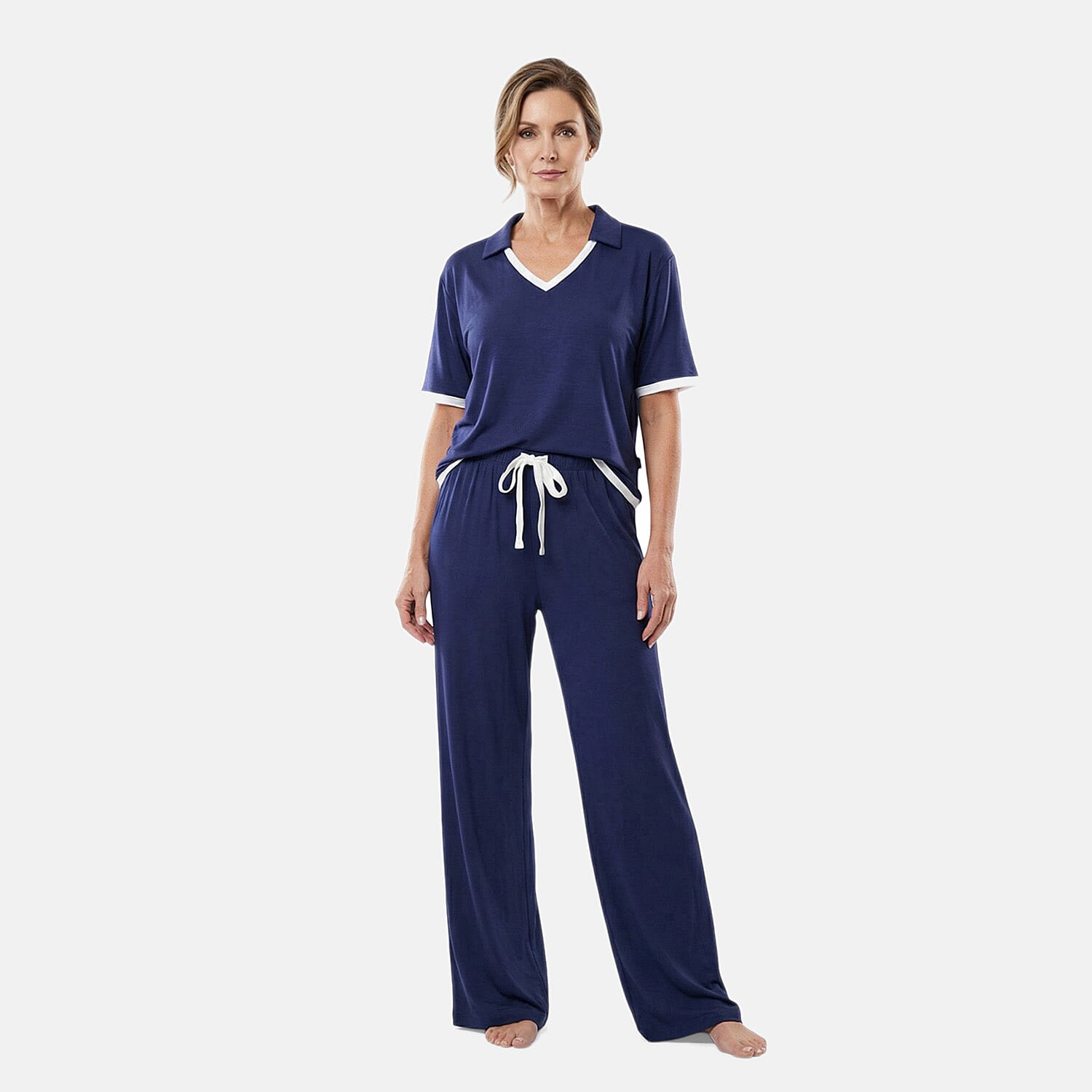 Badgley Mischka Blueberry/Ivory Lounge Set S