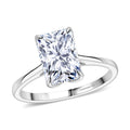 IGI Certified Luxuriant Lab Grown Diamond (G-H, SI) Ring in Rhodium Over Sterling Silver (Size 10.0) 3.00 ctw - Sticky add to cart bar