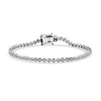 Luxuriant Lab Grown Diamond G-H SI 2.00 ctw Tennis Bracelet in 18K Vermeil Yellow Gold Over Sterling Silver (7.25 In)
