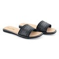 Love 83 Black Rhinestone Sandals 6 - Sticky add to cart bar