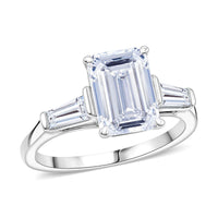 One Time Only 14K White Gold Luxuriant Lab Grown Diamond (VVS2) Ring (Size 6.0) (Delivery in 7-10 Days) 3.50 ctw