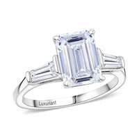 One Time Only 14K White Gold Luxuriant Lab Grown Diamond (VVS2) Ring (Size 6.0) (Delivery in 7-10 Days) 3.50 ctw
