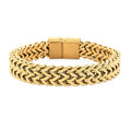 Foxtail Chain Bracelet in ION Plated YG Stainless Steel (8.50 In) - Sticky add to cart bar