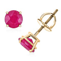 Luxoro AAA Ruby 2.00 ctw Earrings in 14K Yellow Gold - Sticky add to cart bar