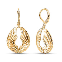 EverTrue Bronzella Collection Wing Earrings 18K YG Plated Bronze