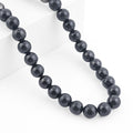 EverTrue Shungite 310.00 ctw Beaded Necklace in Platinum Bond 20 Inches - Sticky add to cart bar