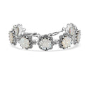 D'Joy Bali Legacy Mother Of Pearl Floral Bracelet in Sterling Silver (8.00 In) - Sticky add to cart bar
