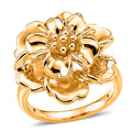 Dynasty Floral Statement Ring In 24K Yellow Gold 2.30 grams (Size 6.5) - Sticky add to cart bar