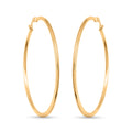 Classic Endless Hoop Earrings in ION Plated YG Stainless Steel - Sticky add to cart bar