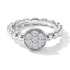 Rhodium Over Sterling Silver