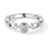 Rhodium Over Sterling Silver