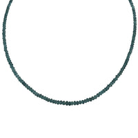Luxoro AAA Pirineu Lagoon Tourmaline 51.00 ctw Beaded Necklace in 14K Yellow Gold 18 Inches