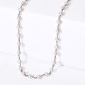 EverTrue Freshwater Pearl Beaded Necklace in Stainless Steel 20 Inches - Sticky add to cart bar