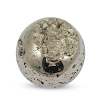 Pyrite Sphere Large 2336 ctw with Free Wooden Tripod Cobra Stand (Free Stand)