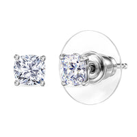 D'Joy Strontium Titanate Earrings in Rhodium Over Sterling Silver 1.75 ctw