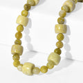 EverTrue Lemon Jasper 445.00 ctw Beaded Necklace in Platinum Bond 18 Inches - Sticky add to cart bar