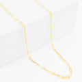 Italian 2mm Paperclip Chain Necklace in 10K Yellow Gold 1.80 Grams (18 Inches) (Ships in 12-15 Business Days) - Sticky add to cart bar