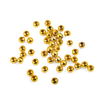 Set of 100 3MM Spacer Beads In Goldtone