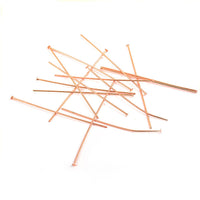 Set of 50 2 Inch Head Pin In Rosetone