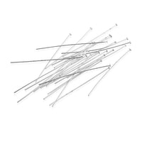 2 Inch Head Pin Set of 50In Silvertone