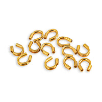 Set of 12 Wire Guardians In Goldtone