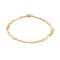 Italian Heart Bracelet in 10K Yellow Gold (7.50 In) 1.15 Grams - Sticky add to cart bar
