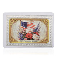 999 Fine Silver Freedom in Bloom – American Legacy Tribute Embossed Sheet 500mg