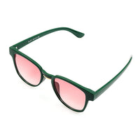 Closeout Green Tortoise UV400 Clubmaster Sunglasses
