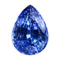 Certified & Appraised AAAA Royal Ceylon Blue Sapphire (Pear Free Size) 1.40 ctw - Sticky add to cart bar
