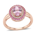 D'Joy AAAA Patroke Kunzite, Multi Gemstone Ring in 18K Vermeil RG Over Sterling Silver (Size 10.0) 3.25 ctw - Sticky add to cart bar
