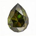 Certified & Appraised AAAA Natural Chrome Sphene (Pear Free Size) 2.00 ctw - Sticky add to cart bar