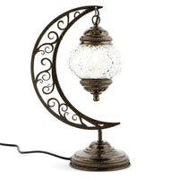 Multi Color Crescent Turkish Lamp