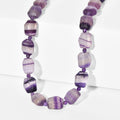 EverTrue Multi Fluorite and African Amethyst 315.00 ctw Beaded Necklace in 18K YG Plated 18 Inches - Sticky add to cart bar