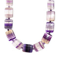 EverTrue Multi Fluorite and African Amethyst 480.00 ctw Beaded Necklace in 18K YG Plated 18 Inches - Sticky add to cart bar