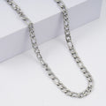 Cuban Link Chain Necklace in Stainless Steel 22 Inches - Sticky add to cart bar