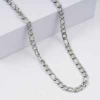 Cuban Link Chain Necklace in Stainless Steel 22 Inches
