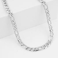 Marine Link Necklace in Stainless Steel 22 Inches
