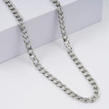 Cuban Chain Necklace in Stainless Steel 22 Inches - Sticky add to cart bar
