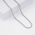 Rock Chain Necklace in Stainless Steel 24 Inches - Sticky add to cart bar