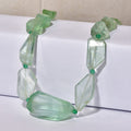 EverTrue Green Onyx and Mint Green Fluorite 575.00 ctw Beaded Necklace in 18K YG Plated 18 Inches - Sticky add to cart bar