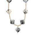 EverTrue Sodalite 205.00 ctw Necklace in ION Plated YG Stainless Steel 24-26In - Sticky add to cart bar