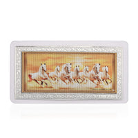 999 Fine Silver Seven Horses of Fortune – Power & Prosperity Embossed Sheet 500mg