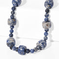 EverTrue Sodalite 355.00 ctw Beaded Necklace in Platinum Bond 18 Inches - Sticky add to cart bar