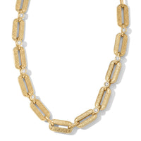 EverTrue Moissanite 0.35 ctw Station Necklace (18 Inches) in 18K YG Plated