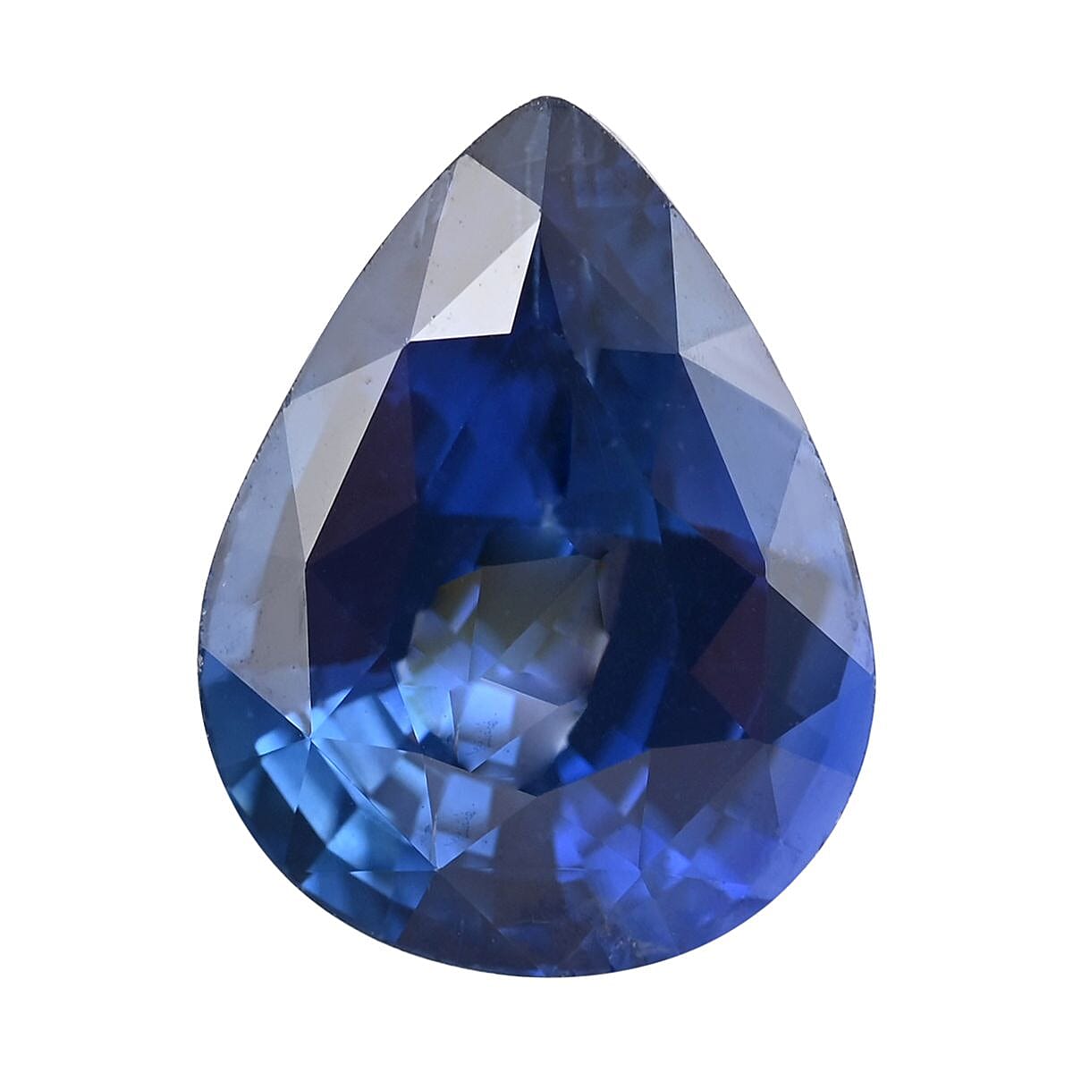 AAAA Ceylon Blue Sapphire (Pear Free Size) 0.50 ctw