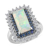 Ethiopian Welo Opal & Blue Sapphire