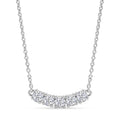 D'Joy Moissanite 1.25 ctw Necklace in Platinum Over Sterling Silver 18 Inches - Sticky add to cart bar