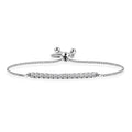 Luxuriant Lab Grown Diamond (G-H, SI) 0.45 ctw Bracelet in Rhodium Over Sterling Silver (10.50 In) - Sticky add to cart bar
