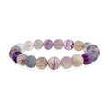 Multi Fluorite 170.00 ctw Stretch Bracelet - Sticky add to cart bar