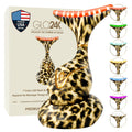 GLO24K 7 Color Cheetah Print LED Neck & Face Massager Deluxe (Lifetime Warranty) - Sticky add to cart bar